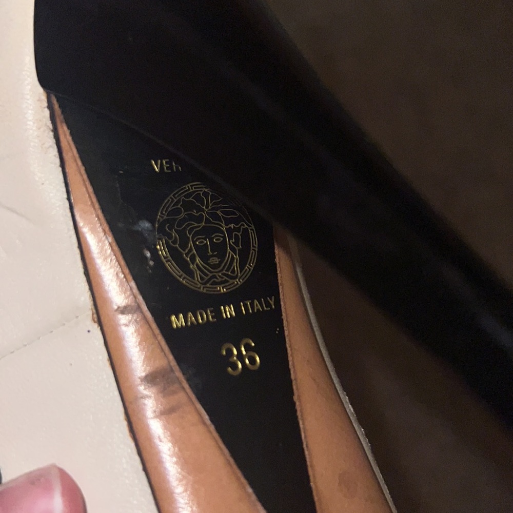 Versace Peep-Toe Pumps - Picture 11 of 11